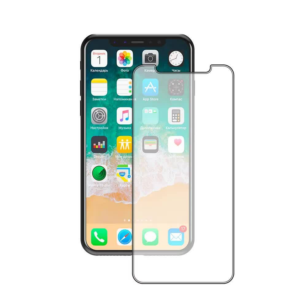 Deppa iPhone X Classic 0.3mm clear tempered glass