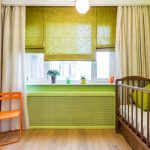 Zelená barva v interiéru dítěte