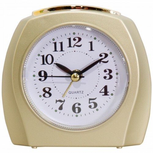 Alarm clock VT Clock alarm table curly gold 4501050 4501050