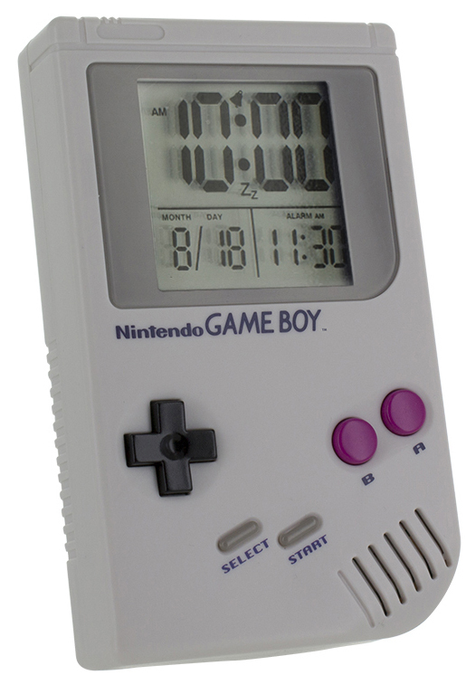 Gameboy desktop alarm clock