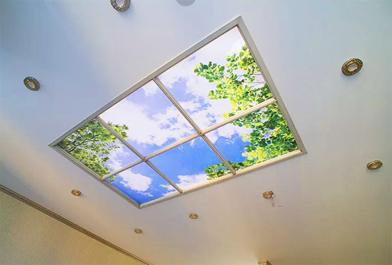 Uz pomoć LED traka, obrtnici stvaraju prave portale na stropovima, kombinirajući rasvjetu s naturalističkim uzorcima