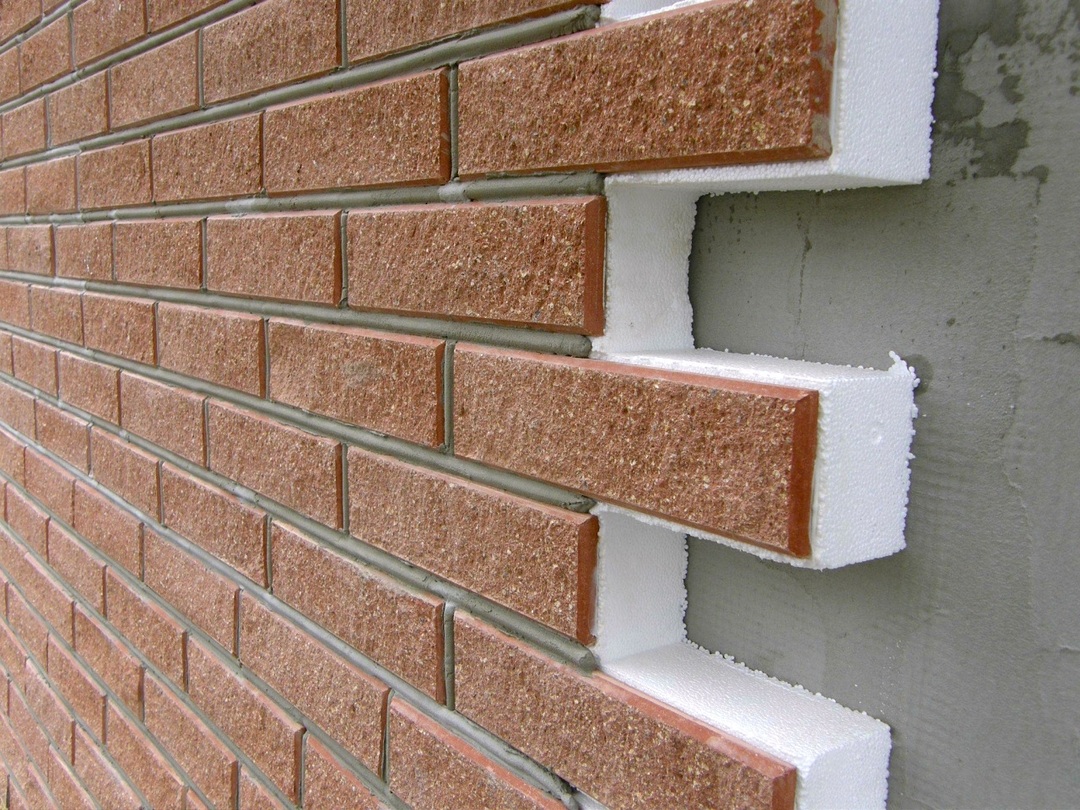 Styrofoam mursten flise