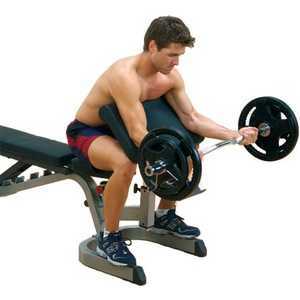 Biceps için seçenek masası BODY SOLID GPCA-1