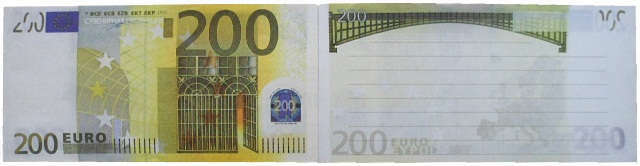 200 Euro'luk Filkin'in hatırası Diploma Not Defteri paketi NH0000007