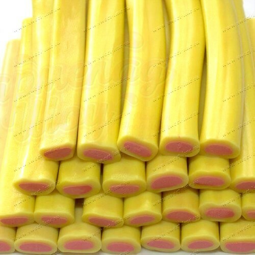 Marmelade à mâcher Bûches géantes Fraise-banane Fini 100 gr.