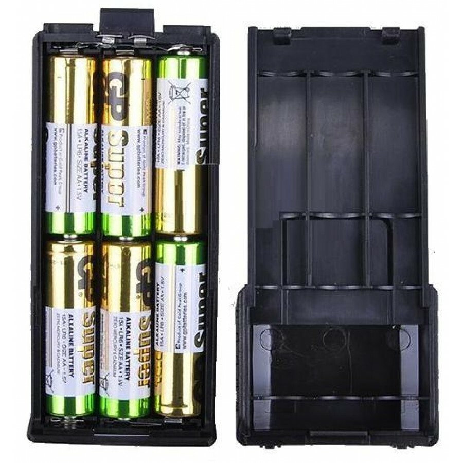 Koffer voor AA-batterijen voor UV-5R
