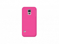 Deppa Air Case for Samsung Galaxy S5 (SM-G900) plastic + protective film (pink)