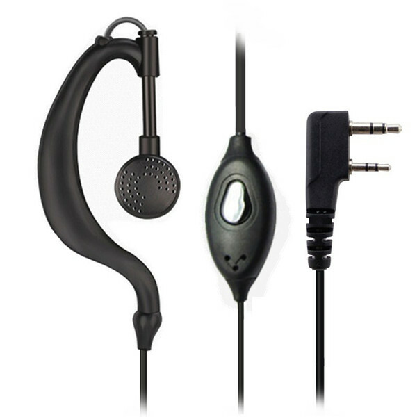 Pin Headset Øretelefon Hovedtelefon Sikkerhedsmikrofon til Motorola Walkie Talkie Radio