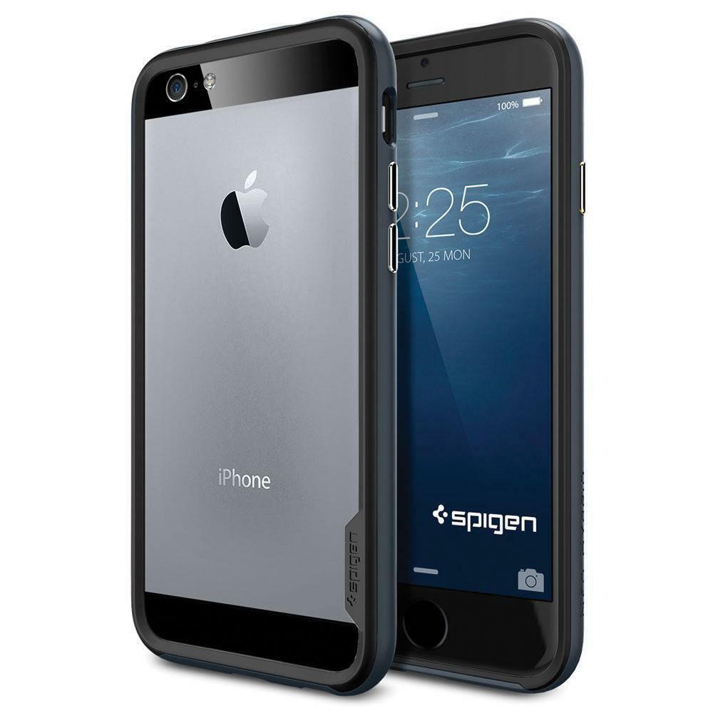 Bumper case Spigen Neo Hybrid EX for Apple iPhone 6 / 6S (Metal Slate) (SGP11023)