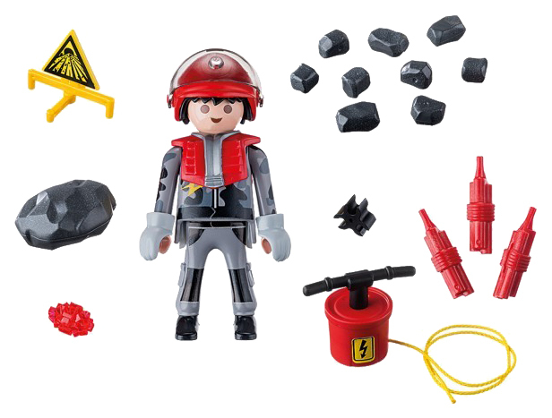 Playmobil rotaļu komplekts Papildu komplekts: Akmens spridzinātājs ar šķembām