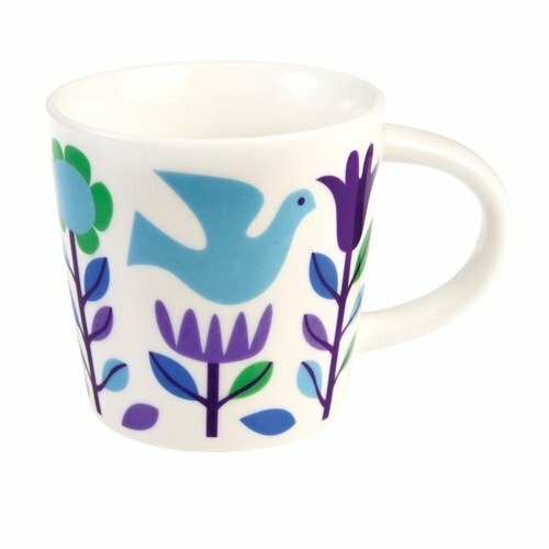 Porcelianinis puodelis # ir # quot; Liaudies balandžiai # ir # ", 250 ml