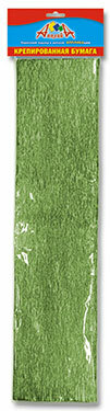 Farget crepe-papir Grønn perlemor