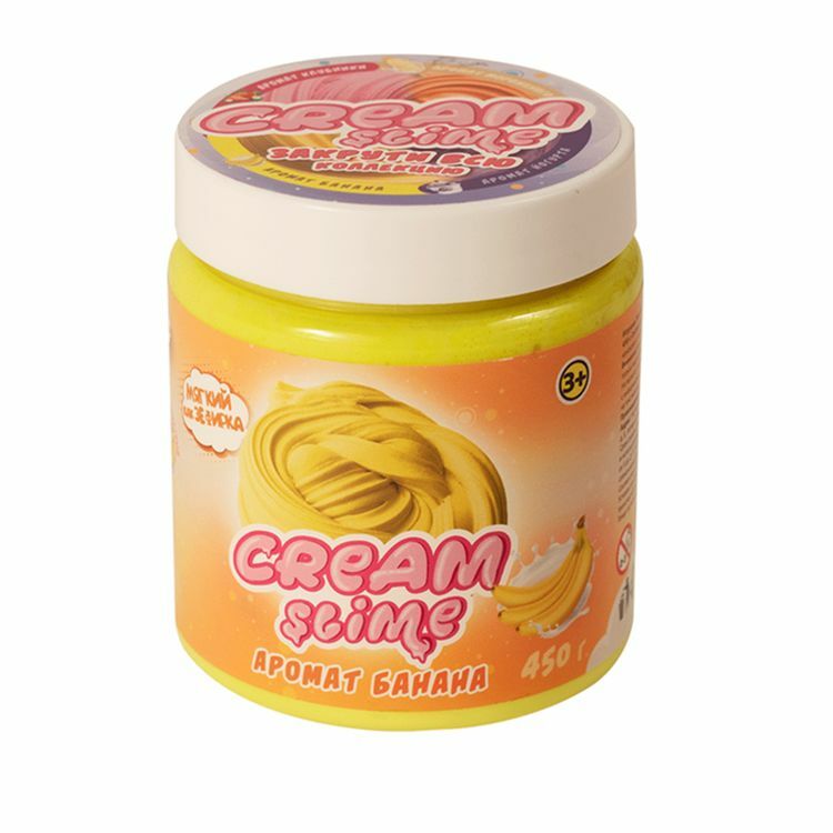 Muz aromalı Lizun Cream-Slime, 450 gr