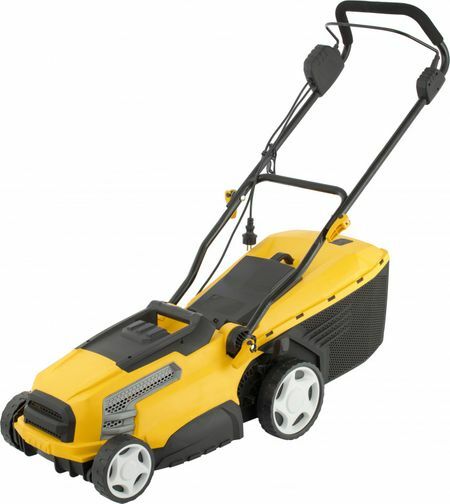 Electric lawn mower GC-1500, 1500 W, width. 36 cm, 6 levels, layer herb. 40 l. DENZEL