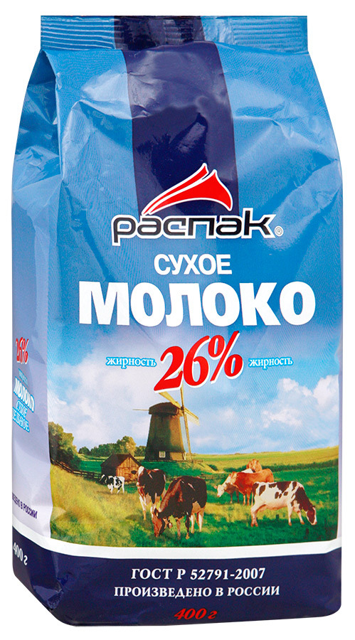 Mléko Raspak suché 26% 400g