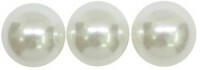 Perles rondes en plastique, couleur: 001 NL, 10 mm, 25 grammes