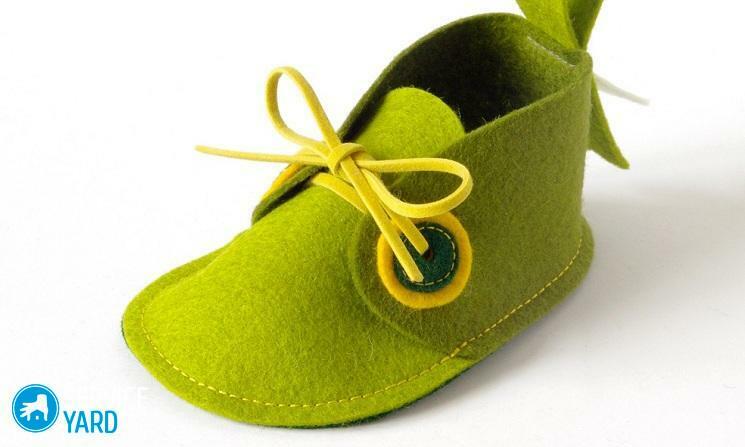 Children's shoes with their own hands - patterns for the smallest ones with sizes