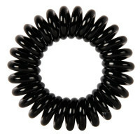 עניבות שיער Dewal Beauty Spring, שחור (3 חלקים)