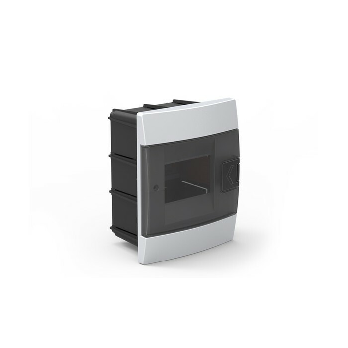 Box für Automaten, Kunststoffeinbau 600-000-401, 4 Module, weiß