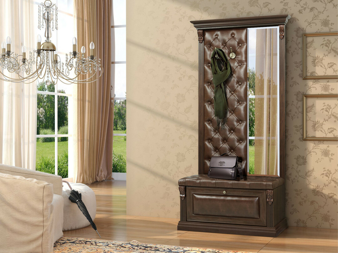 Cabinet with a mirror in the hallway: small, full-length and other options, photo