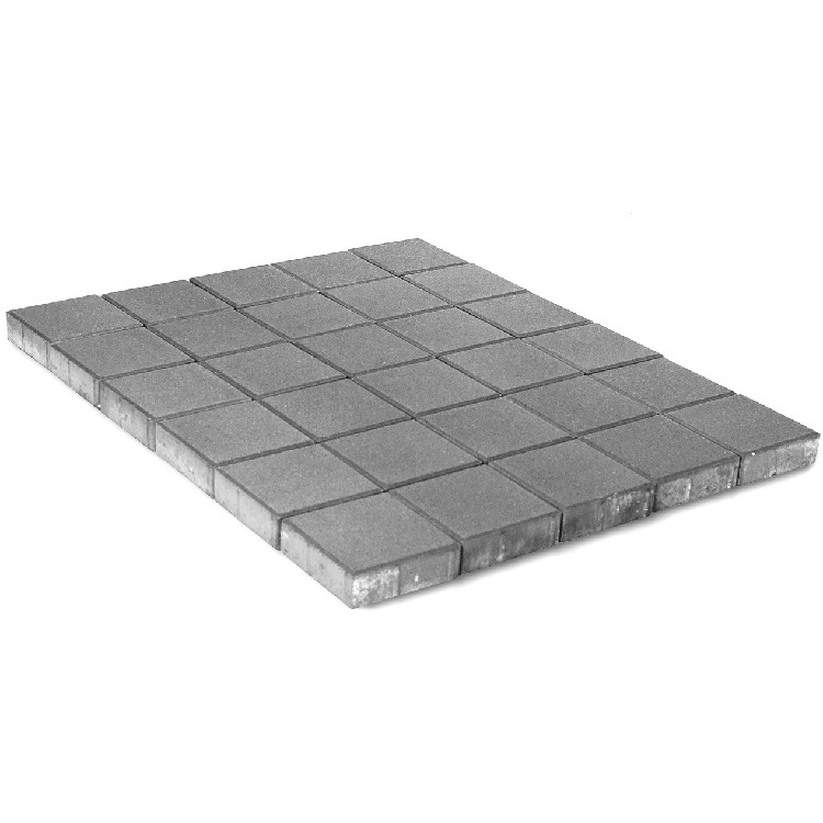 Losas de pavimento Braer Louvre cuadrado gris 200x200x60 mm