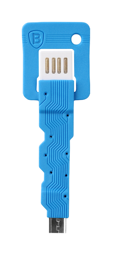 Baseus Keys Kabel Micro USB Niebieski