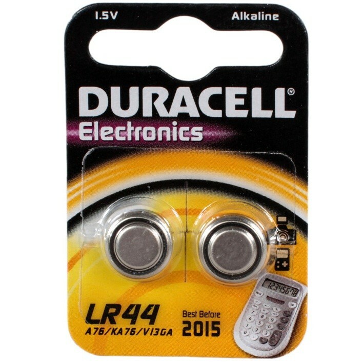Alkalisk batteri Duracell Basic V13GA LR44 Bl-2, 2 stk