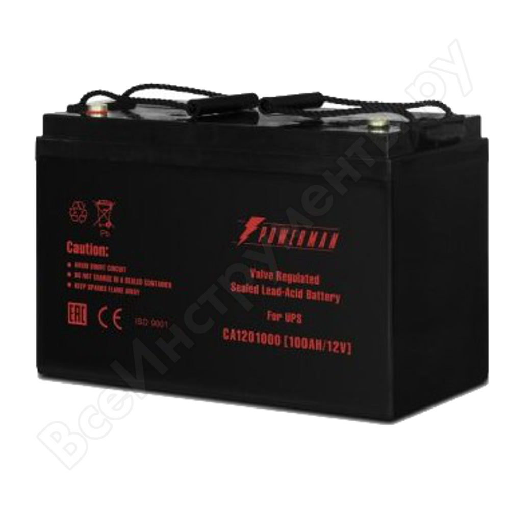 Rechargeable battery ca121000 ups for powerman 1157252 ups