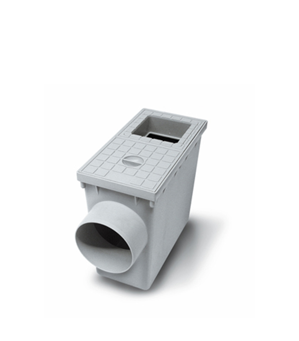 Rain inlet with a water seal REDI / Europlast horizontal outlet (square inlet 80x80, 100x100)