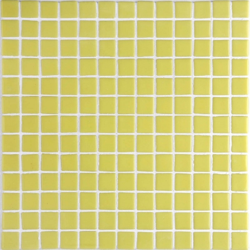 Mosaico de vidrio LISA 2554 - С, amarillo brillante 31,3 * 49,5