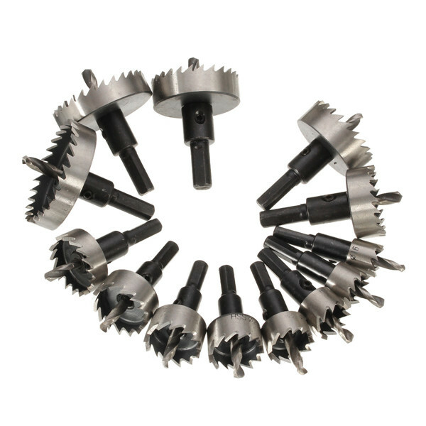 Set di punte da trapano per pezzi da 16-53 mm Taglierina dentata in acciaio ad alta pressione