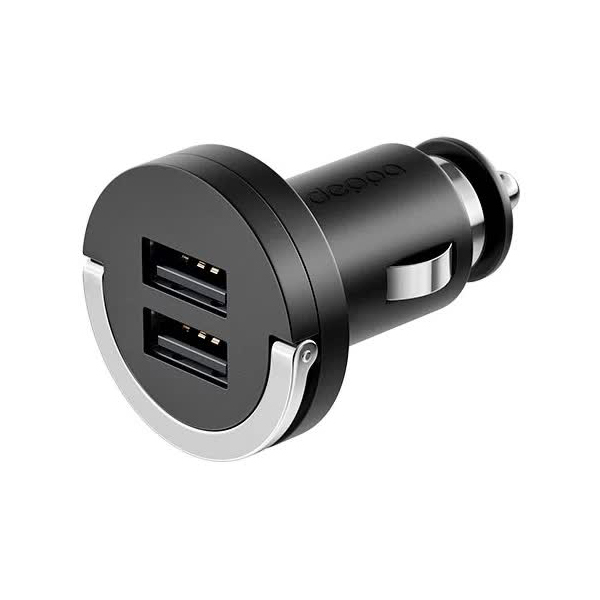 Car charger Deppa Ultra 2.1A black w / cable