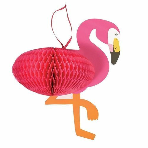 Papper dekoration # och # quot; Flamingo honungskaka # och # quot;