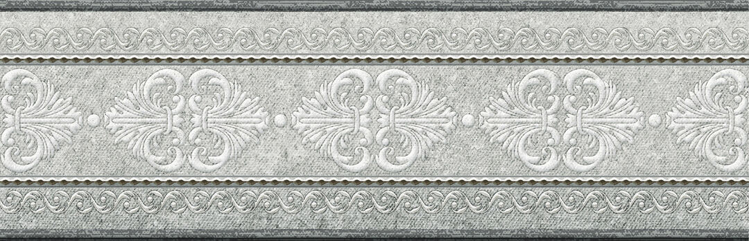 Keramičke pločice Rocersa Damasco Cen Siva bordura 8x25