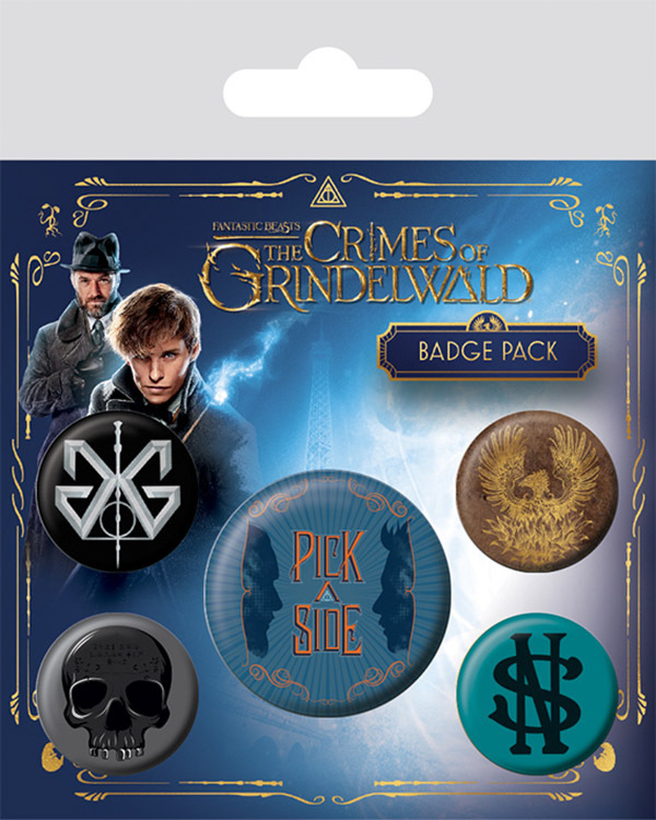 Balíček ikon Fantastic Beasts: The Crimes Of Grindelwald 5-Pack