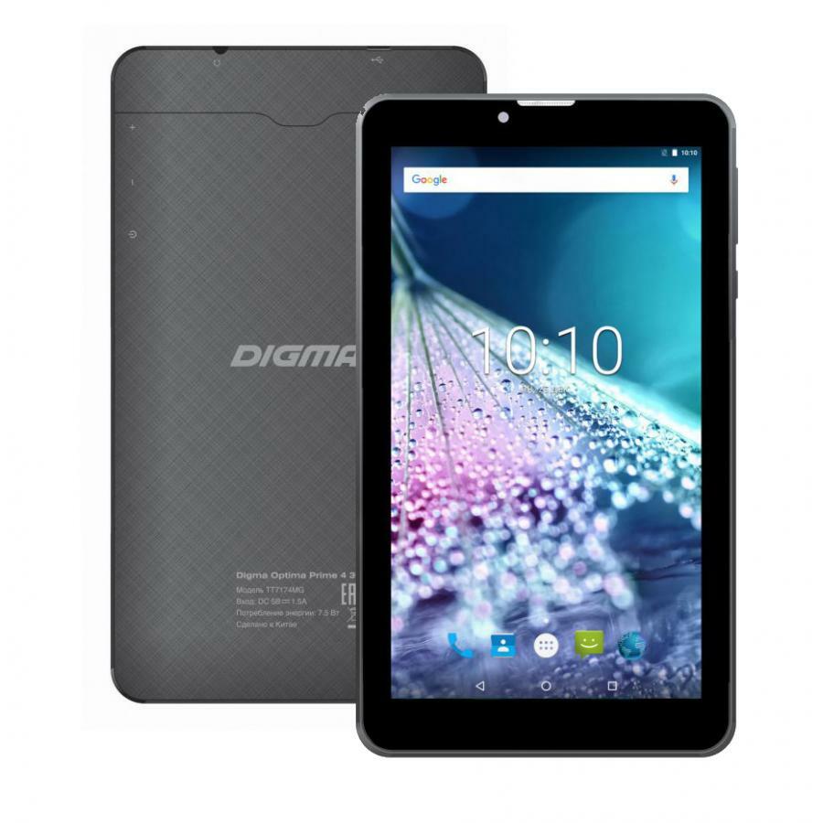 Tabletta Digma Optima Prime 4 3G TT7174PG Fekete
