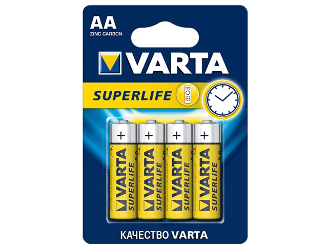 Pile AA - Varta Superlife R6 BL4 (4 pièces) 2006
