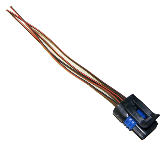 Oil level sensor wiring block with wire, boot