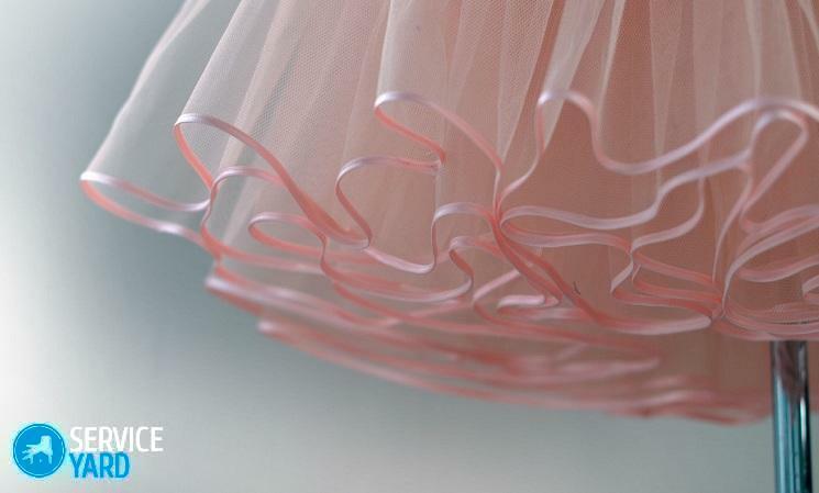 How to sew a tulle from a tulle for a skirt-the sun?
