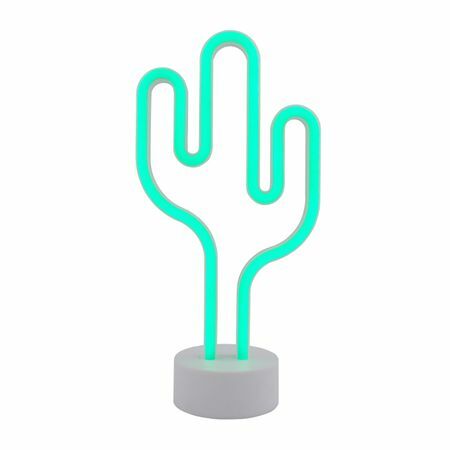LED natlys Start Neon " Cactus" på batterier