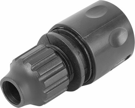 Boutte connector 8 mm zwart