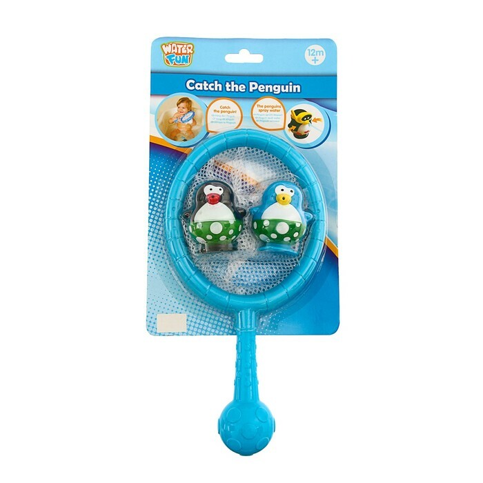 Brinquedos de banho " Pinguins engraçados" com rede para borboletas