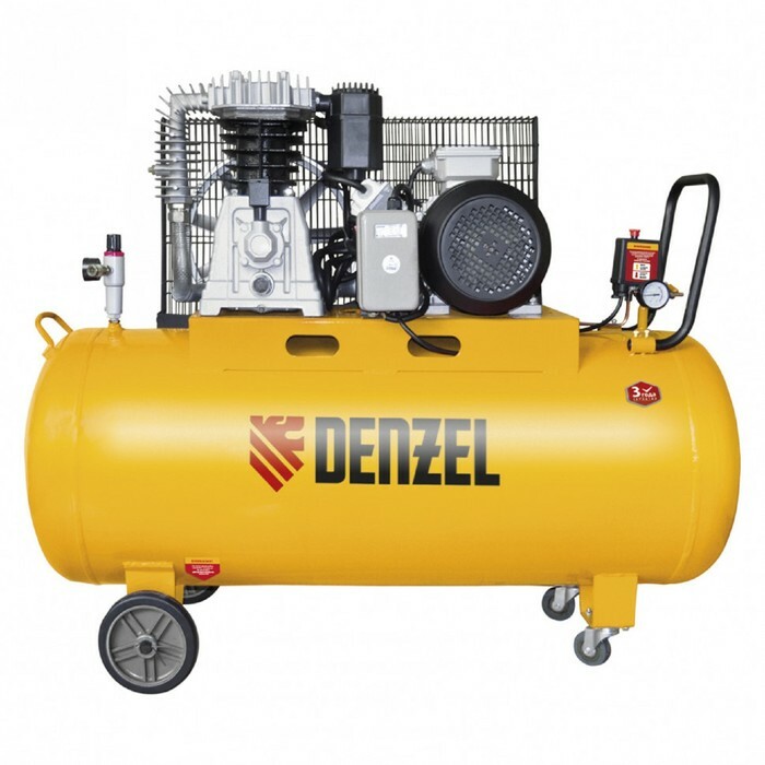 Vzduchový kompresor Denzel DR4000 / 100 58092, 690 l / min, 100 l, remeňový pohon, olej