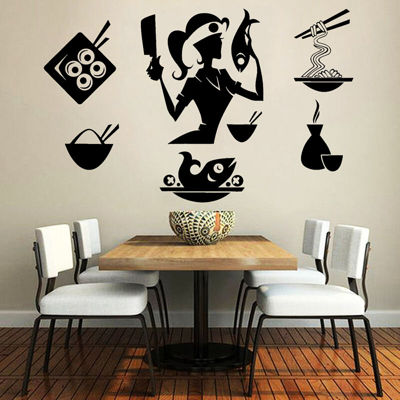 Making an ordinary apartment unique: wall decor in the kitchen