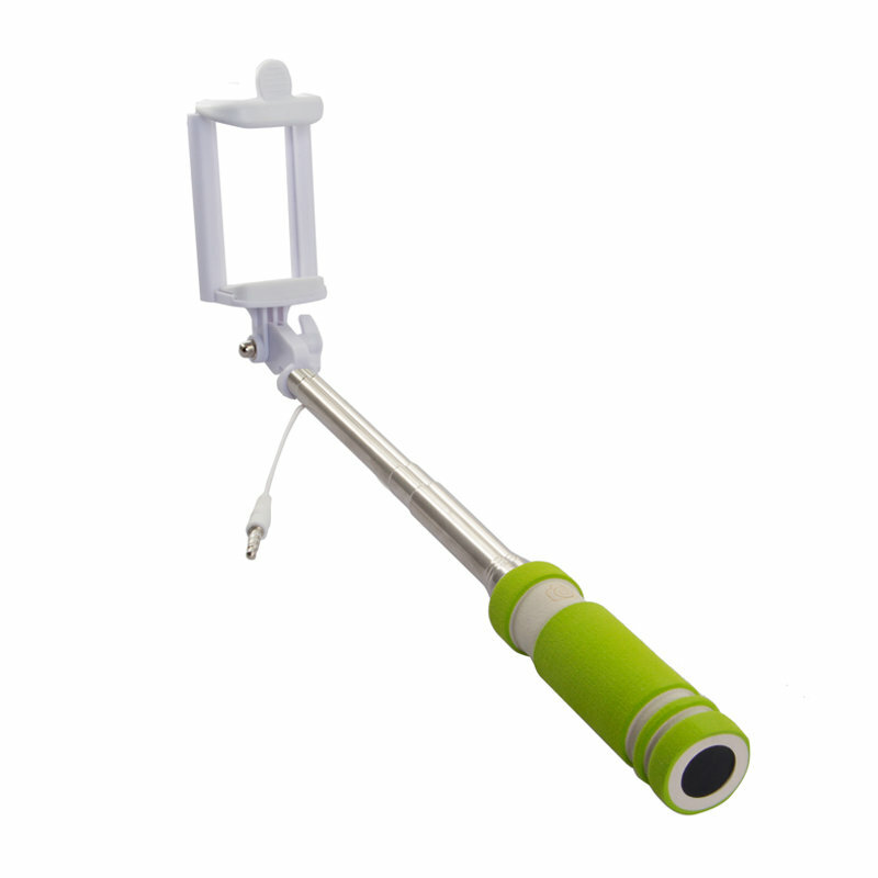 Zelený selfie monopod SelfiPod S-350G