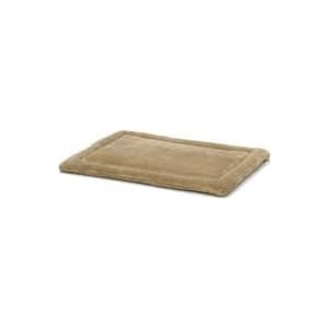Sängyt Midwest Quiet Time Taupe Micro Terry Pet Bed (Crate) 18 '' pehmo 43x28 ​​cm beige kissoille ja koirille