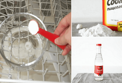 How to clean the dishwasher at home from fat