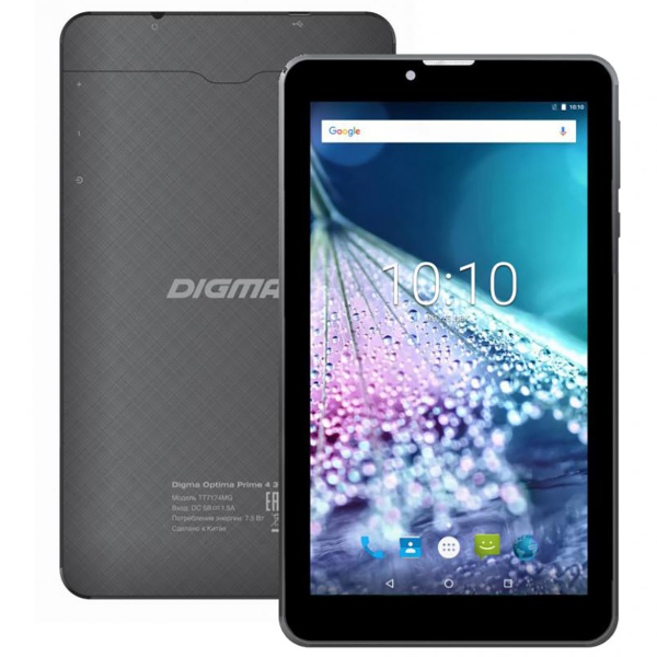 Tablette DIGMA OPTIMA PRIME 4 3G NOIR