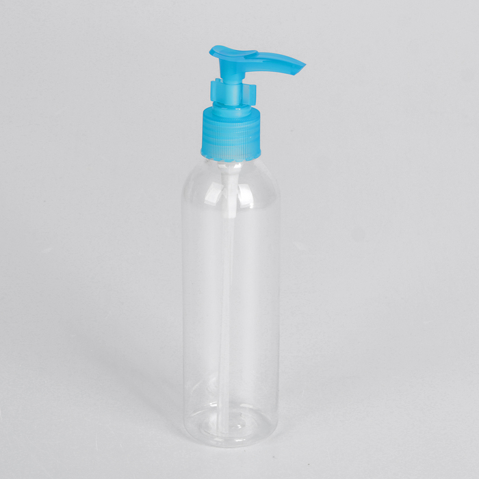  Tároló palack adagolóval, 200 ml, átlátszó színű