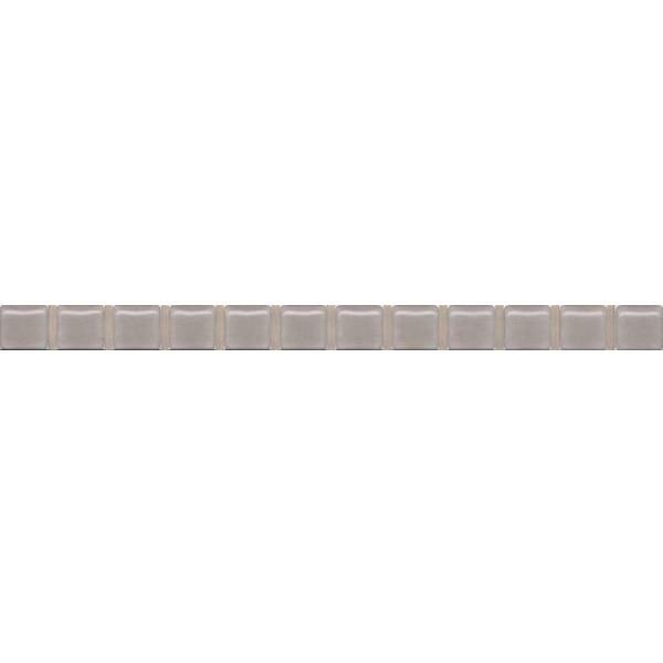 Keramická ohraničovací tužka Kerama Marazzi POF014 Korálky šedá matná 200x14 mm